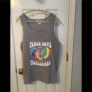NEW Pickleball Tank Top, Medium, runs like large